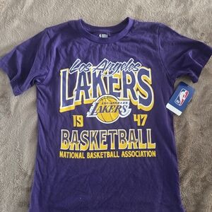NBA Kids Lakers Purple and Yellow Tee